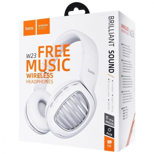 Наушники Bluetooth Hoco W23 Brilliant Sound (Black)