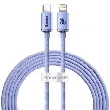 Кабель Baseus Crystal Shine Series Type-C – Lightning (2 м · 20W · 2.4A) (CAJY000305) (Purple)