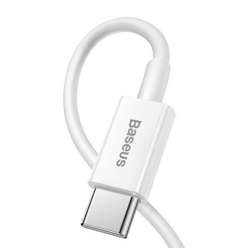 Кабель Baseus Superior Series Fast Charging Type-C – Lightning (1 м · 20W · 2.4A) (CATLYS-A02) (White)