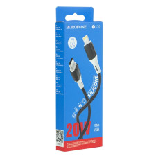Кабель Borofone BX79 Silicone Type-C – Lightning (1 м · 20W · 2.4A) (Black)