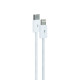 Кабель FLYCDI FLK006 Type-C – Lightning (1 м · 25W · 3A) (White)