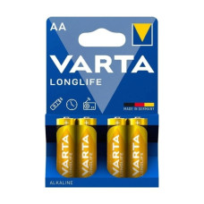Батарейка Varta Longlife Alkaline LR6 AA (4шт)