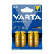 Батарейка Varta Longlife Alkaline LR6 AA (4шт)