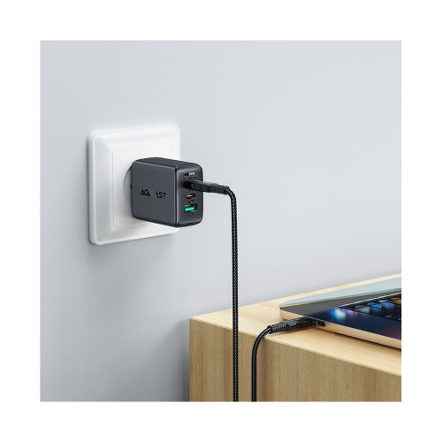 Кабель Acefast C4-03 Type-C – Type-C (2 м · 100W · 5A) (Black)