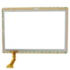 Сенсорне скло для Contixo B105 3G (універсальне №425) (Розмір 167x237 мм) 50 pin (White) (Отвір під камеру по центру) (version 02)