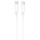 Кабель Proove Simple Silicone Type-C – Type-C (1 м · 60W · 3A) (White)