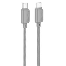 Кабель Hoco X113 Beneficio Type-C – Type-C (1 м · 60W · 3A) (Gray)