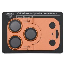 Защитное стекло камеры BEISOKY Metal Stand для Apple iPhone 17 Pro Max (Cosmic Orange)
