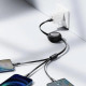 Кабель Baseus Bright Mirror 2 Series 3-в-1 USB-A – Micro-USB/Lightning/Type-C (1.1 м · 66W · 5A) (CAMJ010101) (Black)