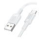 Кабель Borofone BX111 USB-A – Type-C (1 м · 15W · 3A) (White)