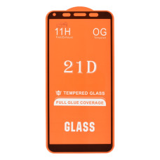 Защитное стекло в тех упаковке для Huawei Y5 Lite (2018) (Full Glue) (0.3 мм, 2.5D) (Black)