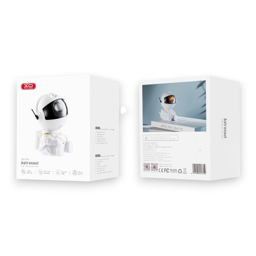 Лазерний нічник-проєктор зоряного неба Astronaut XO CF4 mini (White)