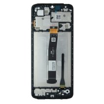 Дисплей для Poco C55 с тачскрином в рамке (Black)