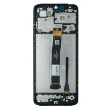 Дисплей для Poco C55 с тачскрином в рамке (Black)