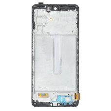 Дисплей для Samsung M526 Galaxy M52 (5G) (2021) з тачскріном в рамці (Black) (OLED) (Big size)