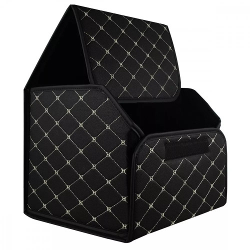 Органайзер в багажник автомобиля 40×30×30 см (Black/Beige)