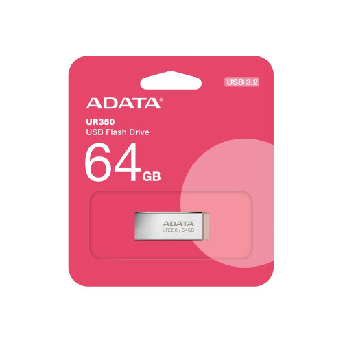 Флешка ADATA UR 350 64GB USB 3.2 (Silver)