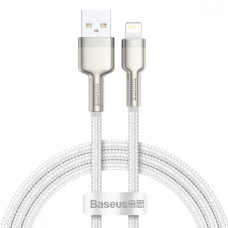 Кабель Baseus Cafule Metal USB-A – Lightning (1 м · 20W · 2.4A) (CALJK-A02) (White)