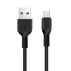 Кабель Hoco X20 Flash USB-A – Micro-USB (3 м · 12W · 2.4A) (Black)