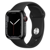 Ремешок Hoco WA01 для Apple Watch 42/44/45/49 мм Band Silicone (Black)