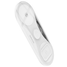 Бездротовий зарядний пристрій Borofone BQ19 3в1 (15W) (White)