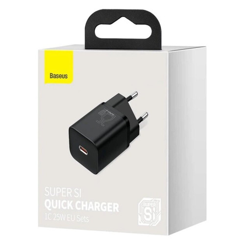 Сетевое зарядное устройство Baseus Super Si USB-C (25W · 3A) (CCSP020101) (Black)