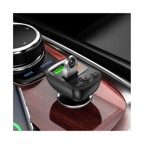 FM-модулятор Borofone BC41 Eminency 2xUSB-A (18W · 3A) (Black)