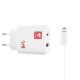 Сетевое зарядное устройство FLYCDI FA-006 USB-A+USB-C (20W · 3A) с кабелем USB-A – Lightning (White)