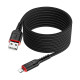 Кабель Hoco X59 USB-A – Lightning (2 м · 12W · 2.4A) (Black)