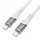 Кабель Hoco U111 Type-C – Type-C (1.2 м · 60W · 3A) (Gray)