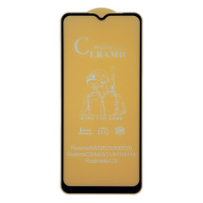 Защитная пленка Ceramic Matte для Vivo Y77 V2219A (Full Glue) (Black)