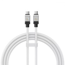 Кабель Baseus CoolPlay Series Type-C – Type-C (1 м · 100W · 5A) (CAKW000202) (White)