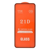 Захисне скло в тех упаковці для Huawei P40 Lite (Full Glue) (0.3 мм, 2.5D) (Black)