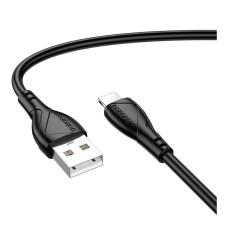 Кабель Borofone BX121 USB-A – Lightning (1 м · 2.4A) (Black)