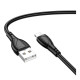 Кабель Borofone BX121 USB-A – Lightning (1 м · 2.4A) (Black)