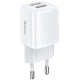 Сетевое зарядное устройство Hoco N8 2xUSB-A (12W · 2.4A) (White)