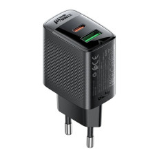 Сетевое зарядное устройство Acefast A98 USB-A+USB-C (30W · 3A) (Black)