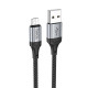 Кабель Hoco X102 USB-A – Micro-USB (1 м · 12W · 2.4A) (Black)