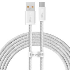 Кабель Baseus Dynamic Series Fast Charging USB-A – Type-C (2 м · 100W · 5A) (CALD000702) (White)