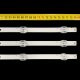 Прямая подсветка для телевизора Ergo 43″ 303GC430062 (3 планки по 795 мм, 8 LED, линза 17 мм, 3 В)