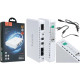 Безперебійний блок живлення Hoco DB25 Smart Mini UPS 5V 9V 12V (8800 mAh) (White)