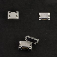 Разъем зарядки универсальный №05 для Hopestar T9 5 pin (4 креплений) (контакты снизу) (Micro USB) без шлейфа (version C)