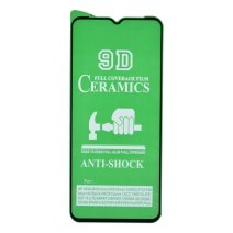 Защитная пленка Ceramic для Tecno Spark 8C (Full Glue) (Black)