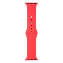 Ремешок для Apple Watch 38/40/41 мм Band Silicone (Rose Red)