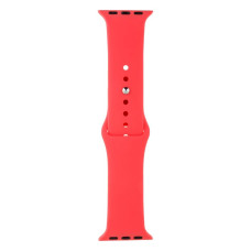 Ремінець для Apple Watch 38/40/41 мм Band Silicone (Rose Red)
