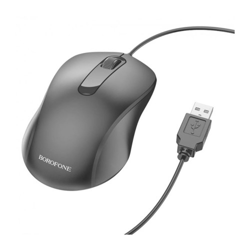 Мишка дротова Borofone BG4 (Black)
