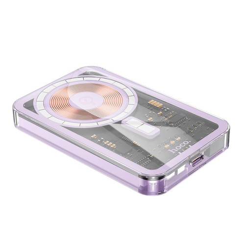 Повербанк Hoco Q14 Magnetic PD20W (5000 mAh) (Purple)