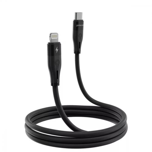 Кабель Proove Soft Silicone Type-C – Lightning (1 м · 27W · 3A) (Black)