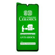 Защитная пленка Ceramic для Blackview A60 (Full Glue) (Black)