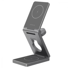Бездротовий зарядний пристрій Proove Titan Volt 3в1 (15W) (Gray)